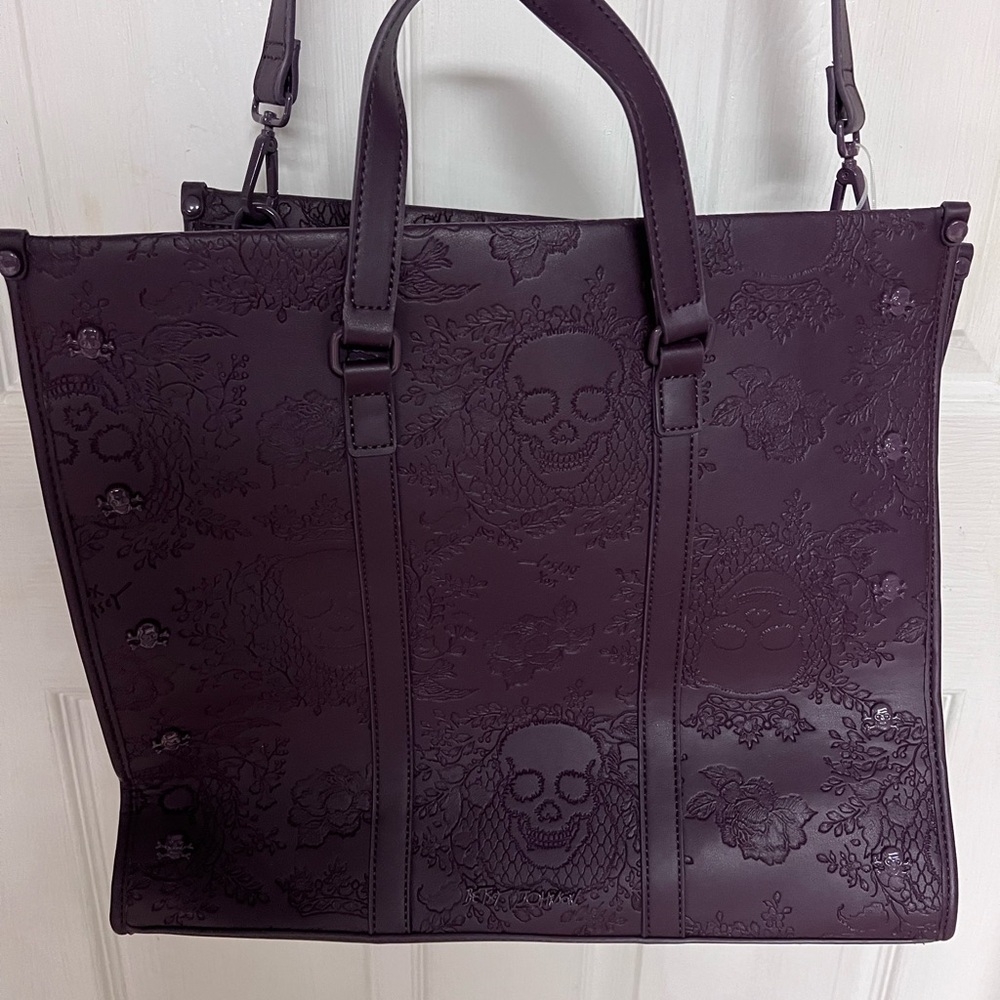 Betsey Johnson Purple Tote Bag